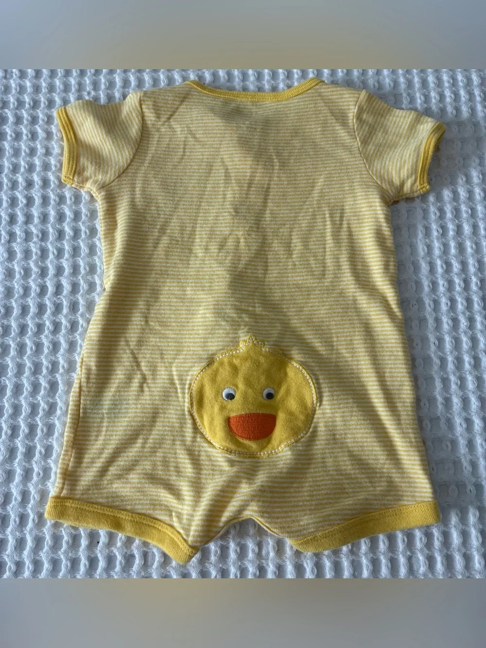 Carter’s Baby Boy One Piece Yellow Duck Outfit Size 6 Month